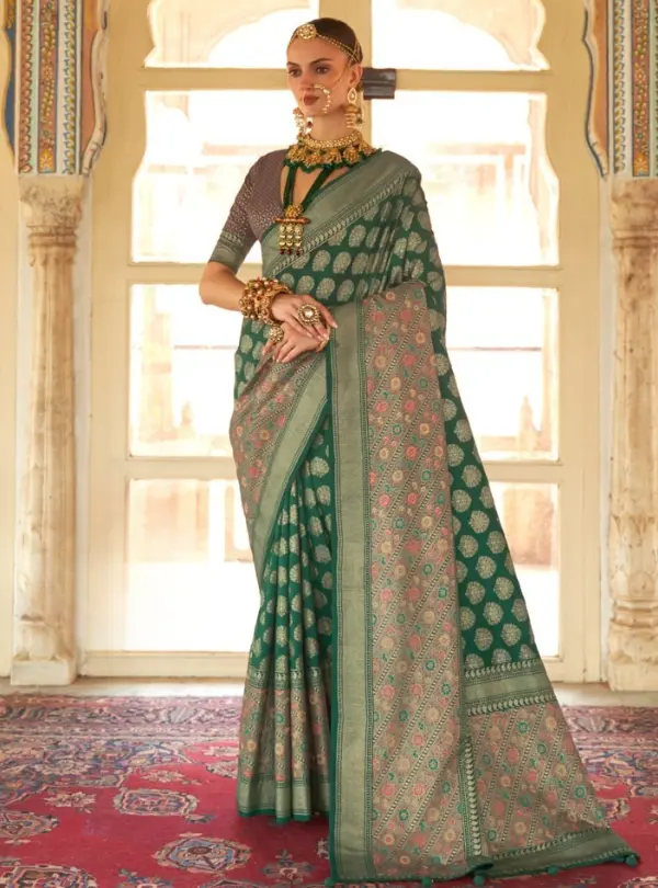 Designer Mercerized Sigma Silk Patola Saree for Women