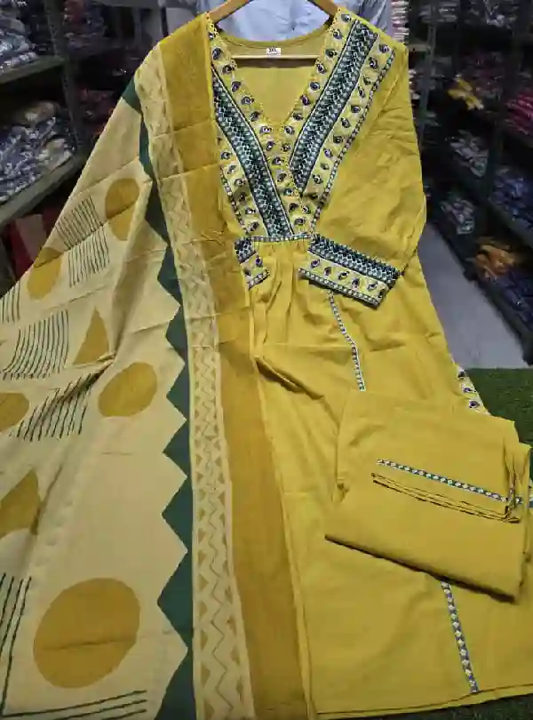 Designer cotton kurta