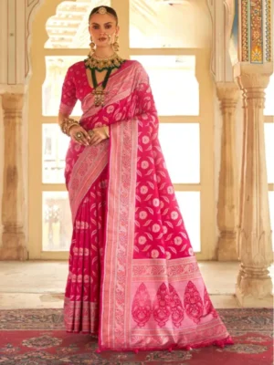 Premium Mercerized Silk Party Wear Saree