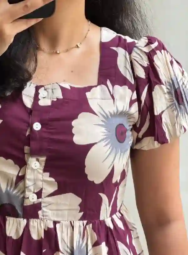 Puff Sleeve Dress