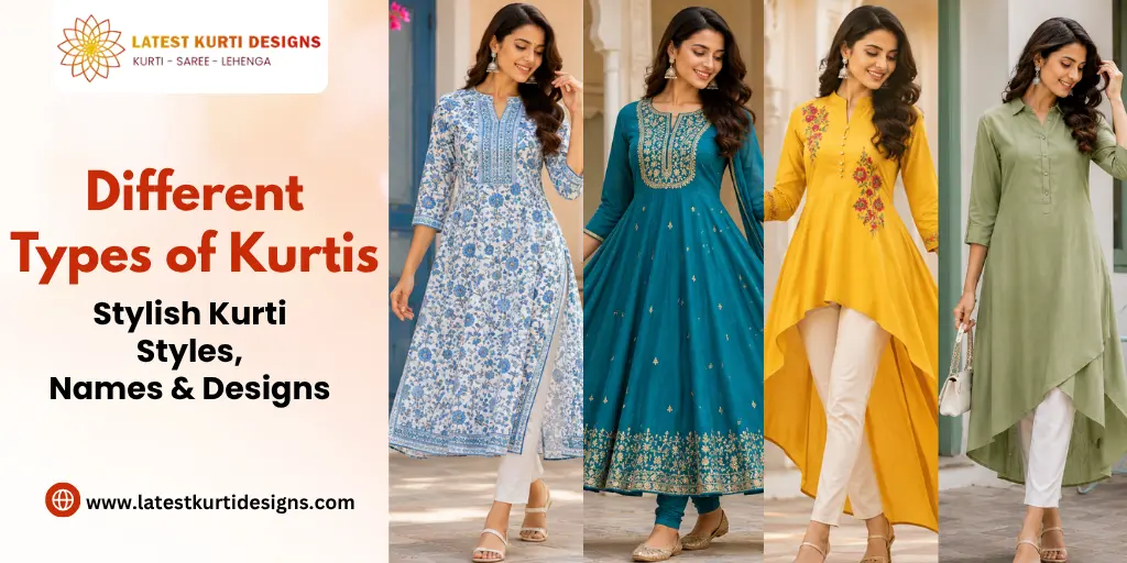 You are currently viewing Different Types of Kurtis: Stylish Kurti Styles, Names & Designs