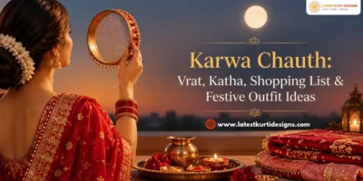 Karwa Chauth 2026: Vrat, Katha, Shopping List & Festive Outfit Ideas